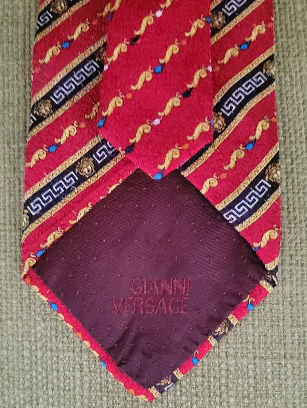 GIANNI VERSACE rare Vintage Medusa Men's Tie